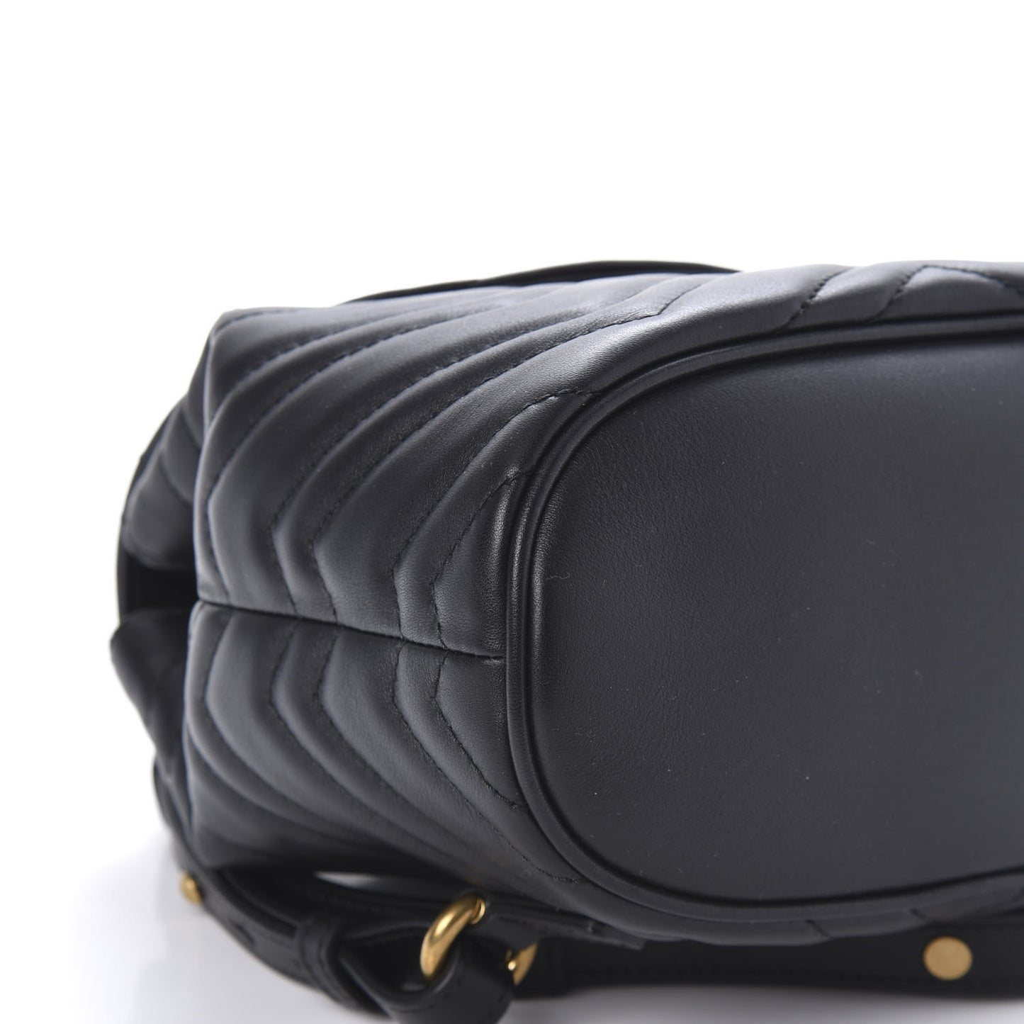 Calfskin Matelasse GG Marmont Flap Backpack Black