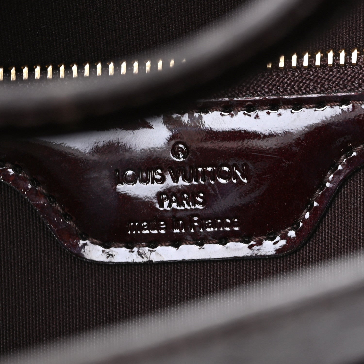 Louis Vuitton Vernis Wilshire PM Amarante 6 of 9