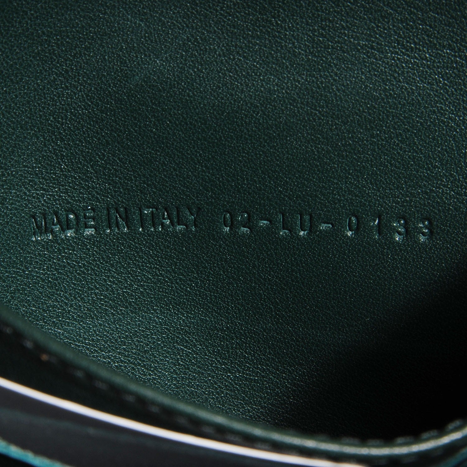 Christian Dior Patent Cannage New Lock Pouch Vert Sapin 6 of 7