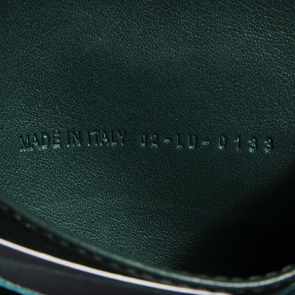 Christian Dior Patent Cannage New Lock Pouch Vert Sapin 6 of 7