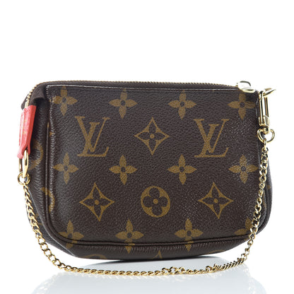 Louis Vuitton Monogram 2018 Christmas Animation Mini Cats Pochette Accessories 3 of 10
