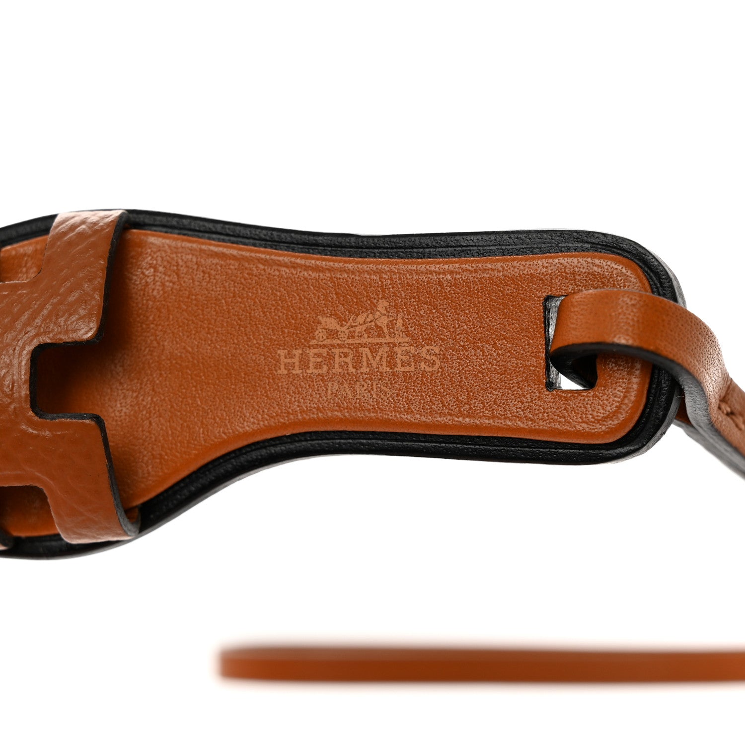 Hermes Epsom Butler Calfskin Hunter Oran Nano Bag Charm Gold 3 of 4