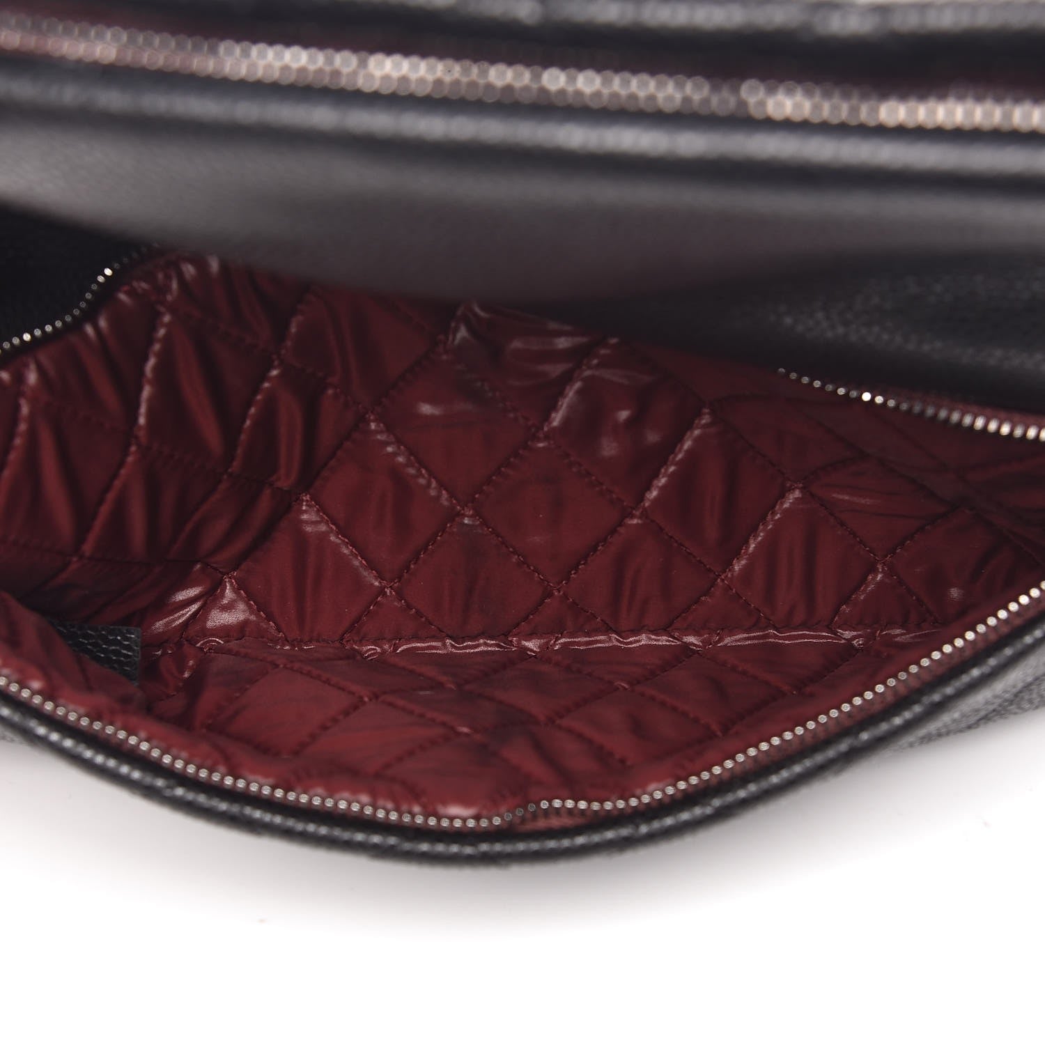 Chanel Caviar Quilted CC Beauty Clutch Black 6 of 8