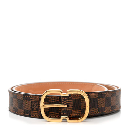 Louis Vuitton Damier Ebene Mini 25mm Belt 85 34 1 of 7