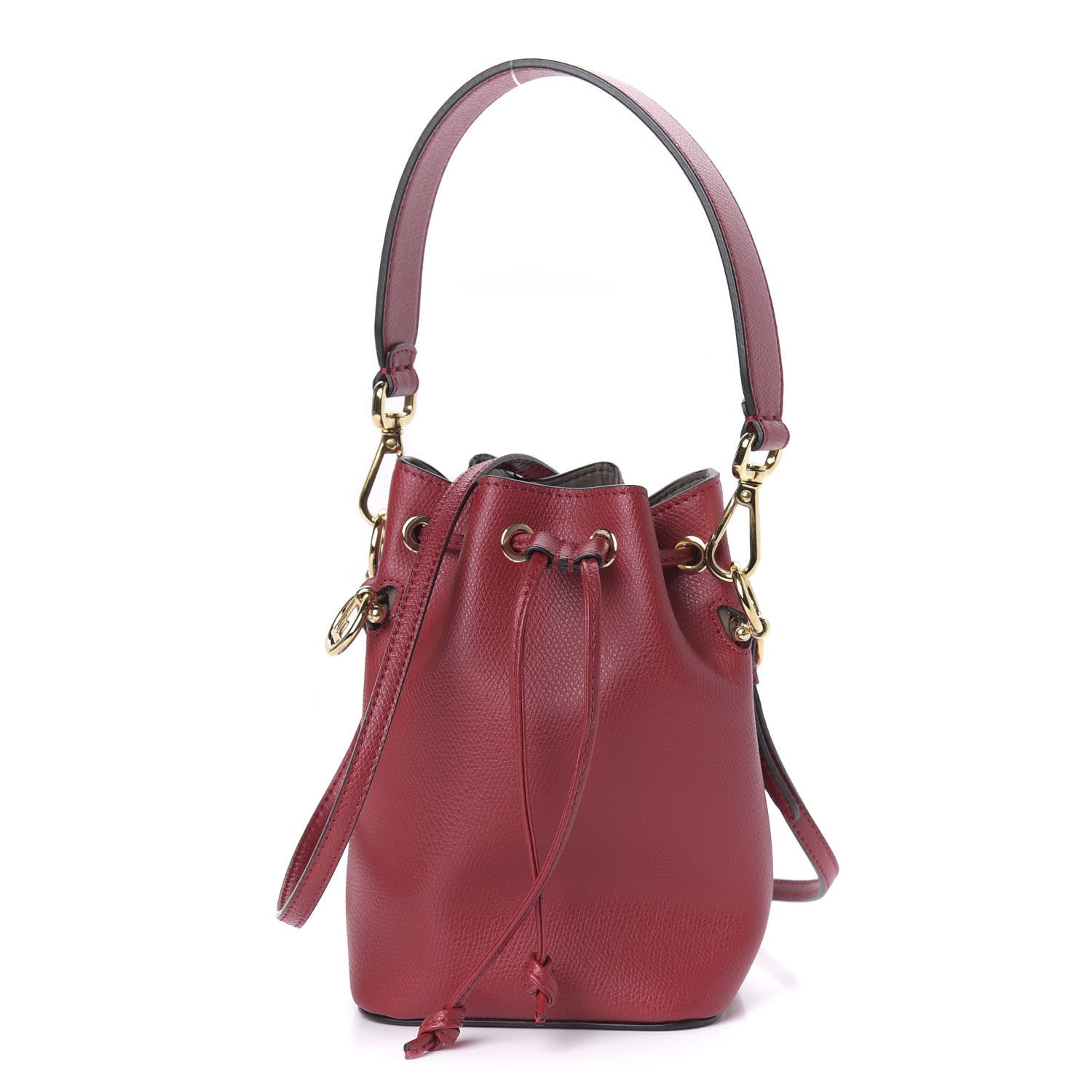 Fendi Vitello Cruise F is Fendi Mini Mon Tresor Bucket Bag Fragola 1 of 10