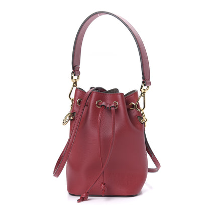 Fendi Vitello Cruise F is Fendi Mini Mon Tresor Bucket Bag Fragola 1 of 10