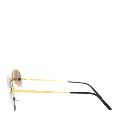 Cartier Panthere De Cartier Aviator Sunglasses Gold 3 of 7