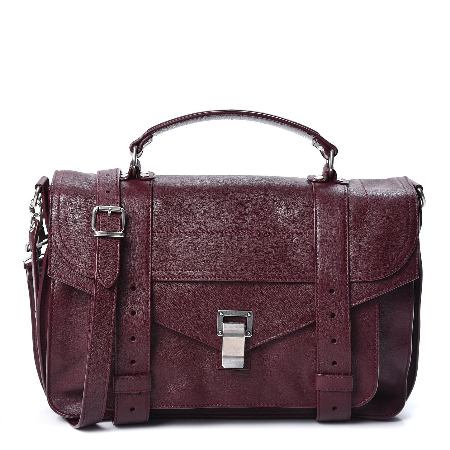 Lambskin Medium PS1 Satchel Oxblood