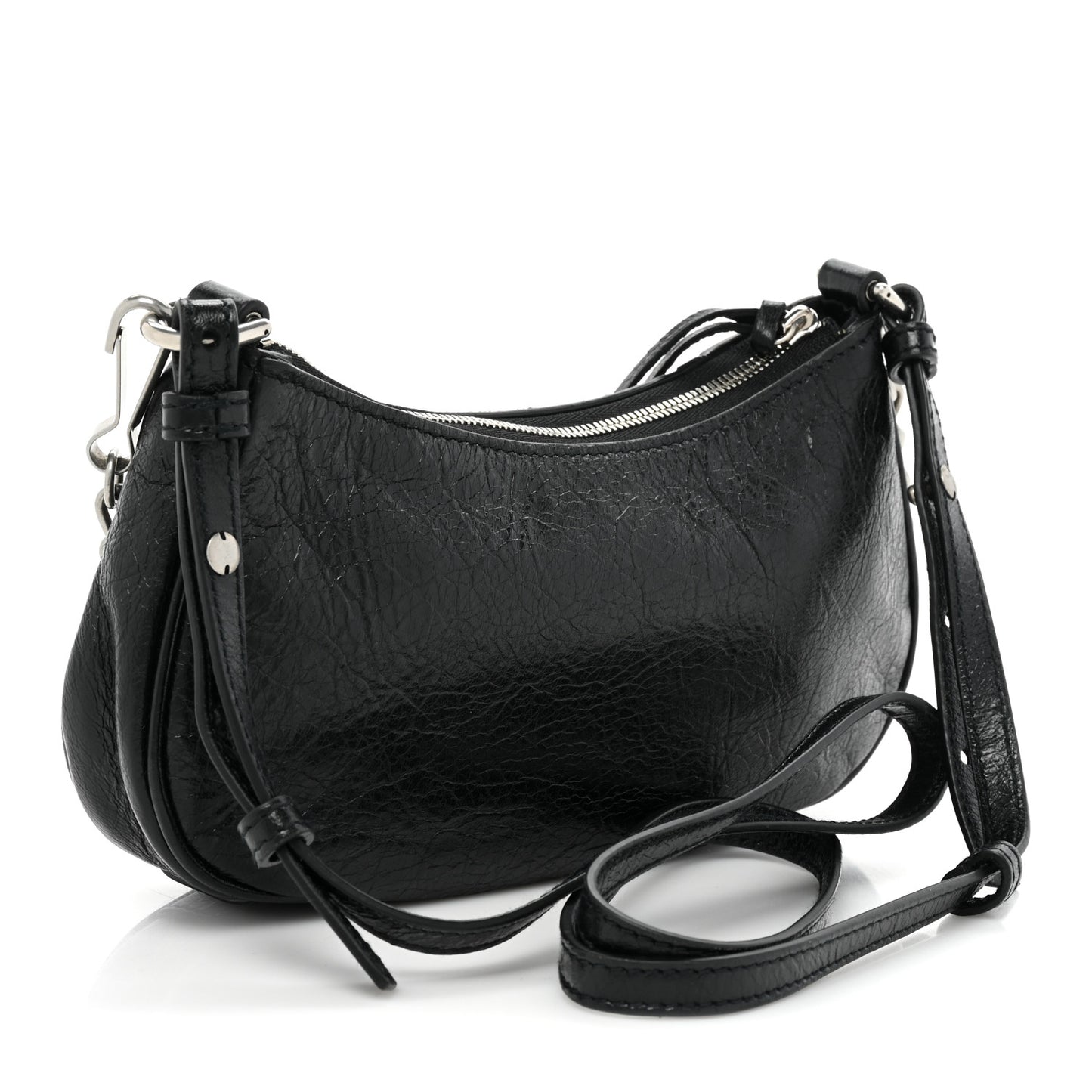 Agneau Arena Le Cagole Mini Purse With Chain Black