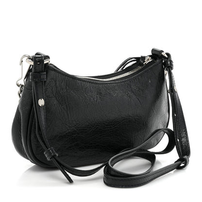 Balenciaga Agneau Arena Le Cagole Mini Purse With Chain Black 3 of 9