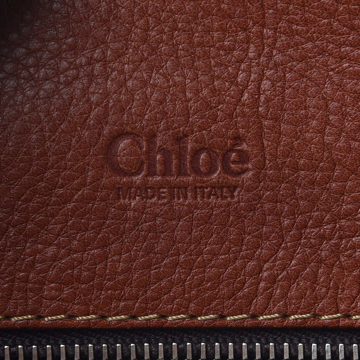 Calfskin Edith Satchel Ecureil Brown