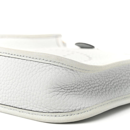 Hermes Taurillon Clemence Evelyne TPM Bleu Pale Gris Etain 10 of 11