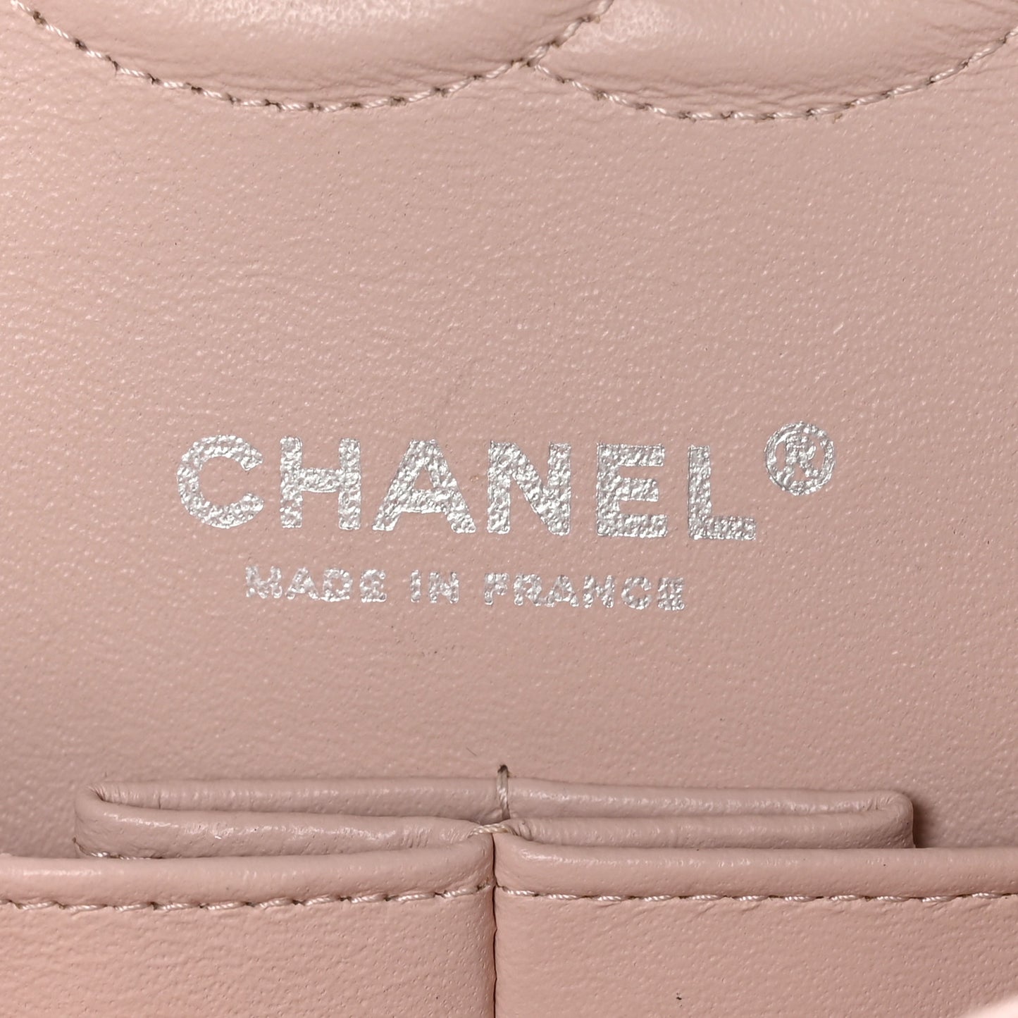 Caviar Quilted Medium Double Flap Light Pink