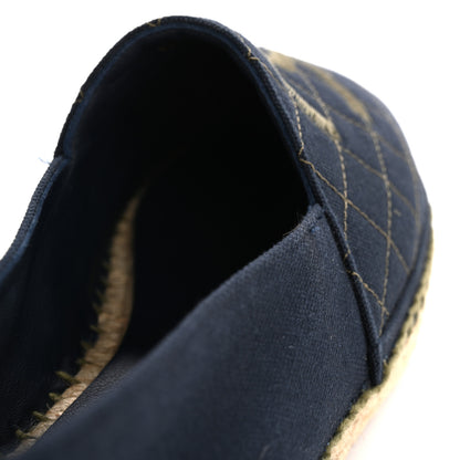 Chanel Fabric Biarritz CC Espadrilles 41 Blue Green 13 of 13