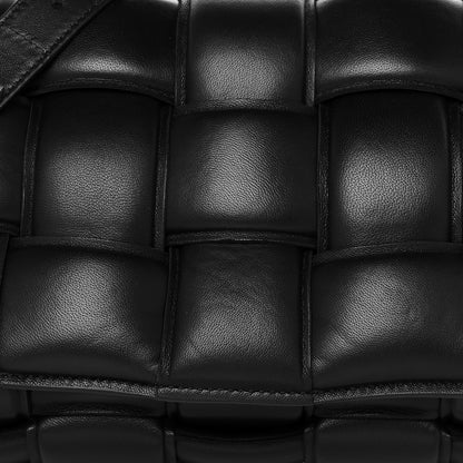 Bottega Veneta Nappa Maxi Intreccio Padded Cassette Crossbody Bag Black 7 of 9