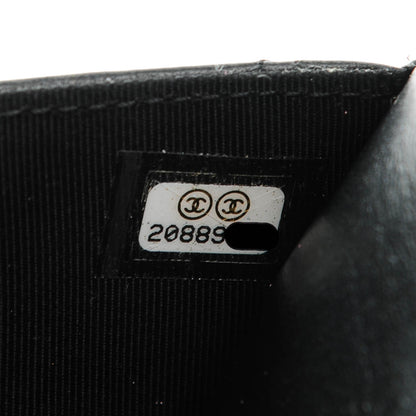 Chanel Lambskin Quilted Wallet On Chain WOC Black 8 of 9