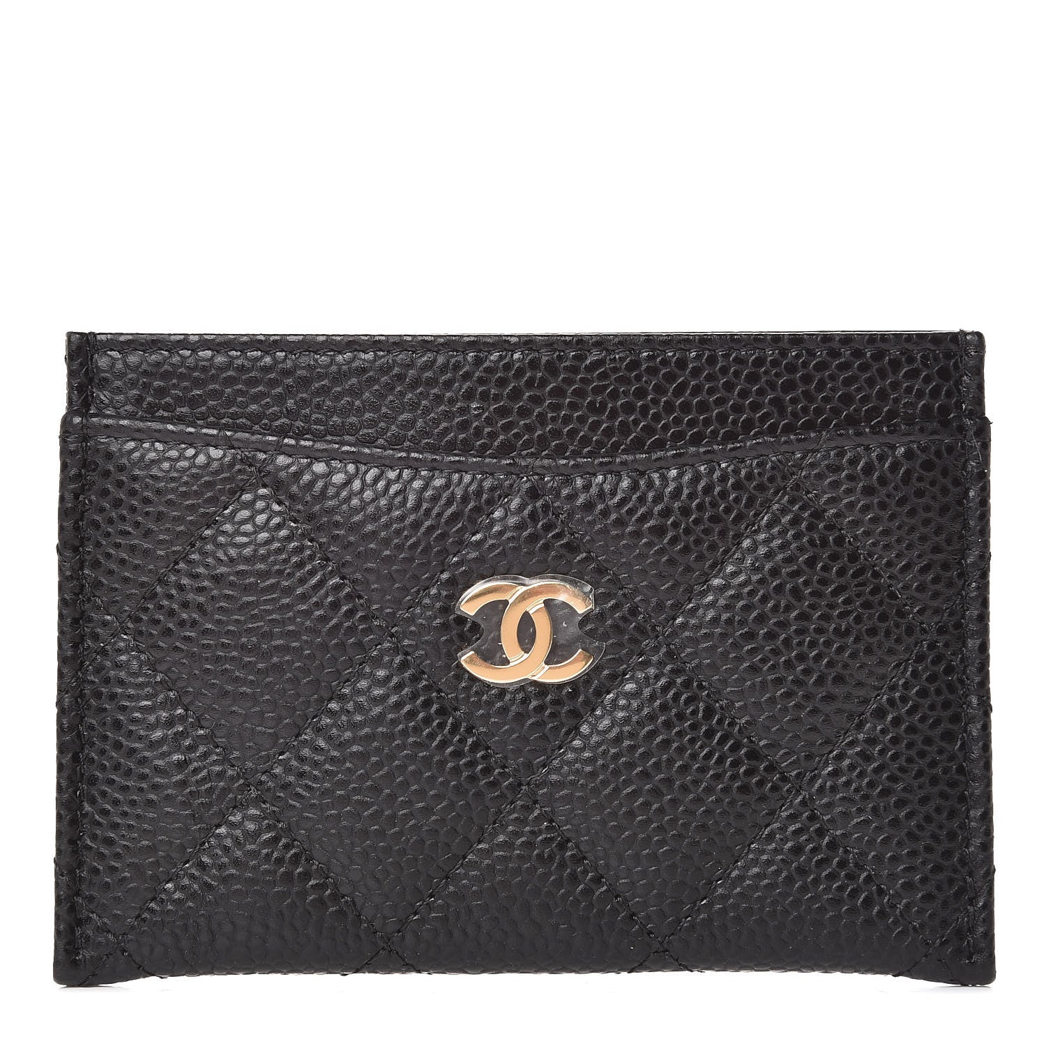 Chanel Caviar Quilted Card Holder Black 1 of 9