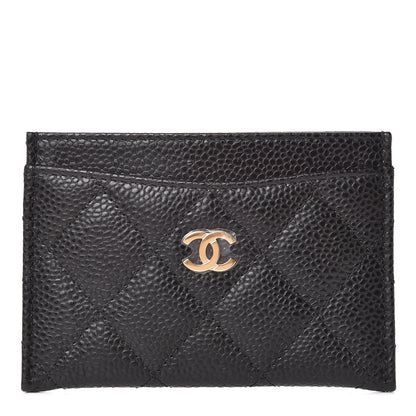 Chanel Caviar Quilted Card Holder Black 1 of 9
