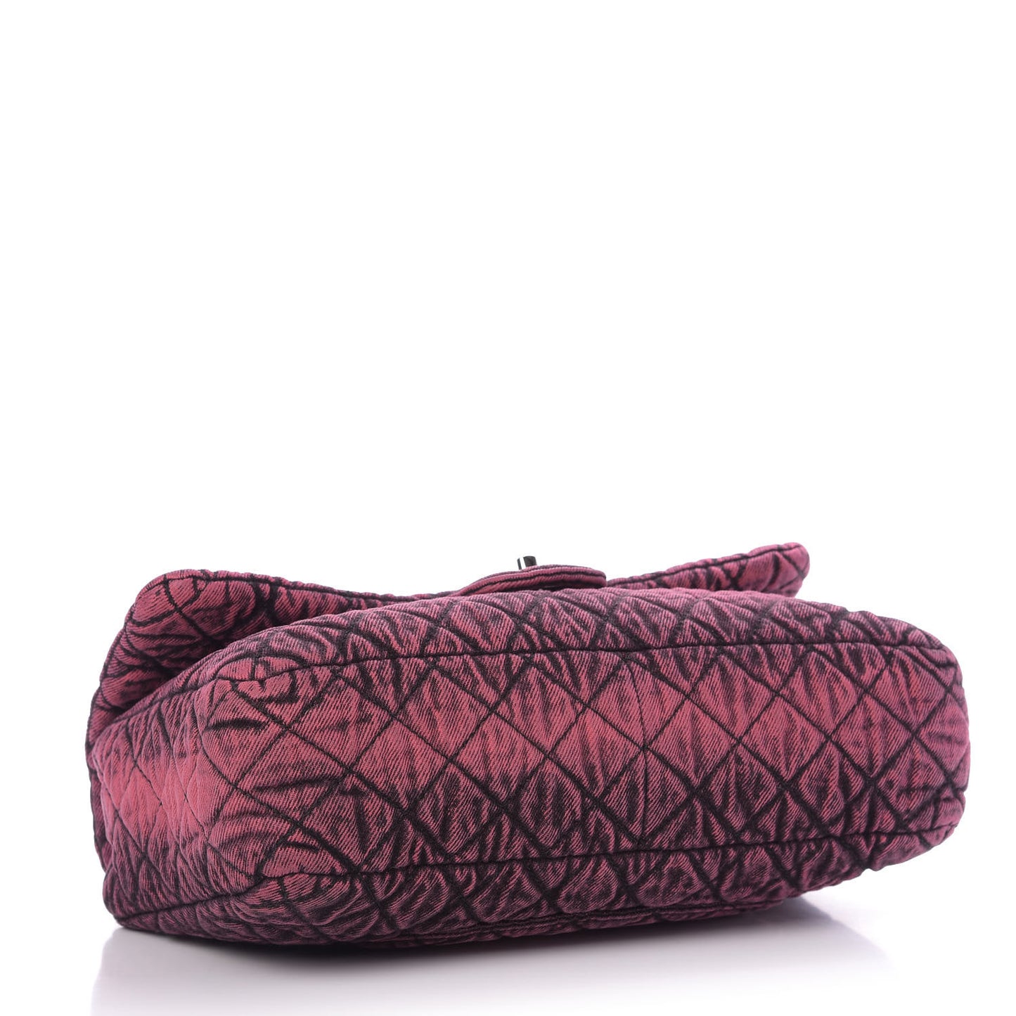 Denim Quilted Denimpression Flap Red Black