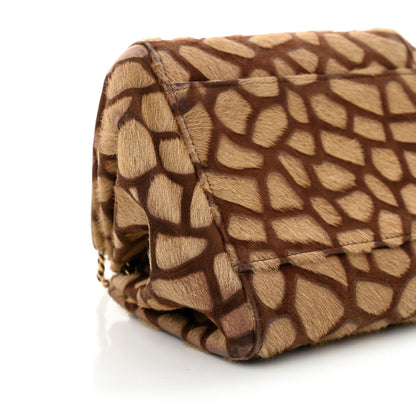 Chanel Pony Hair Reissue 2.55 Accordion Flap Brown 10 of 14