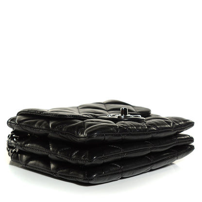 Chanel Lambskin Quilted Mini Chanel 3 Flap Black 4 of 10