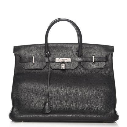 Hermes Taurillon Clemence Birkin 40 Black 1 of 31