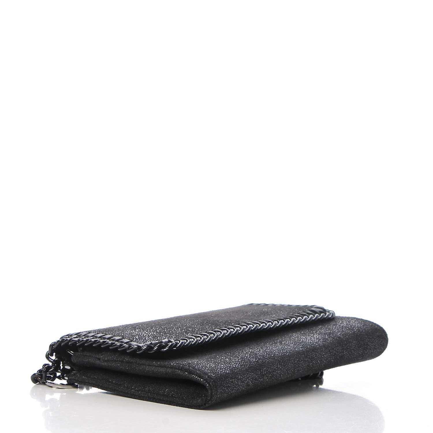Stella McCartney Shaggy Deer Falabella Crossbody Clutch Black 4 of 7