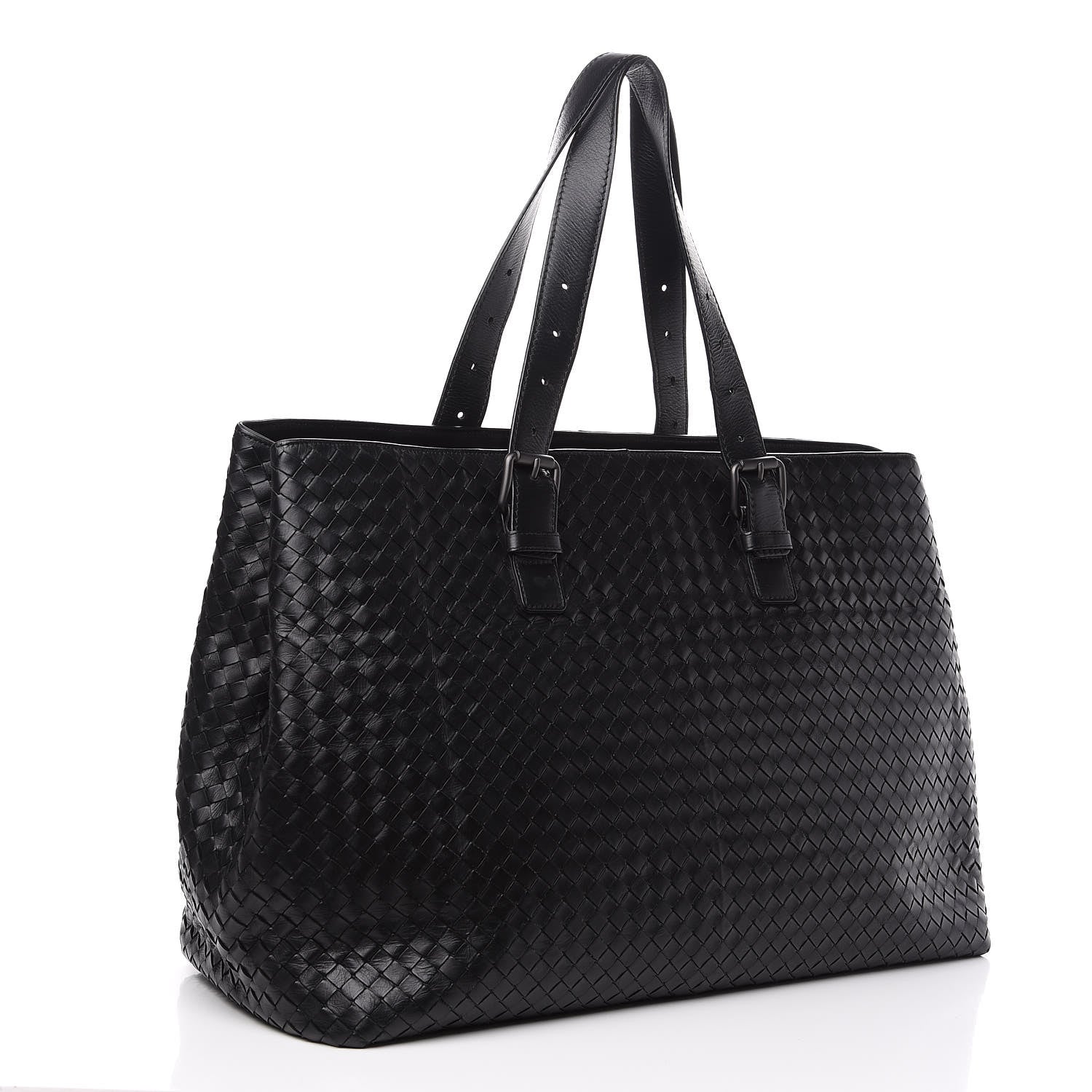Bottega Veneta Nappa Intrecciato Tote Black 2 of 11