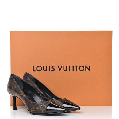 Louis Vuitton Monogram Cherie Pumps 35 Black 11 of 11