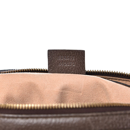Gucci GG Supreme Monogram Web Medium Ophidia Boston Brown 6 of 11