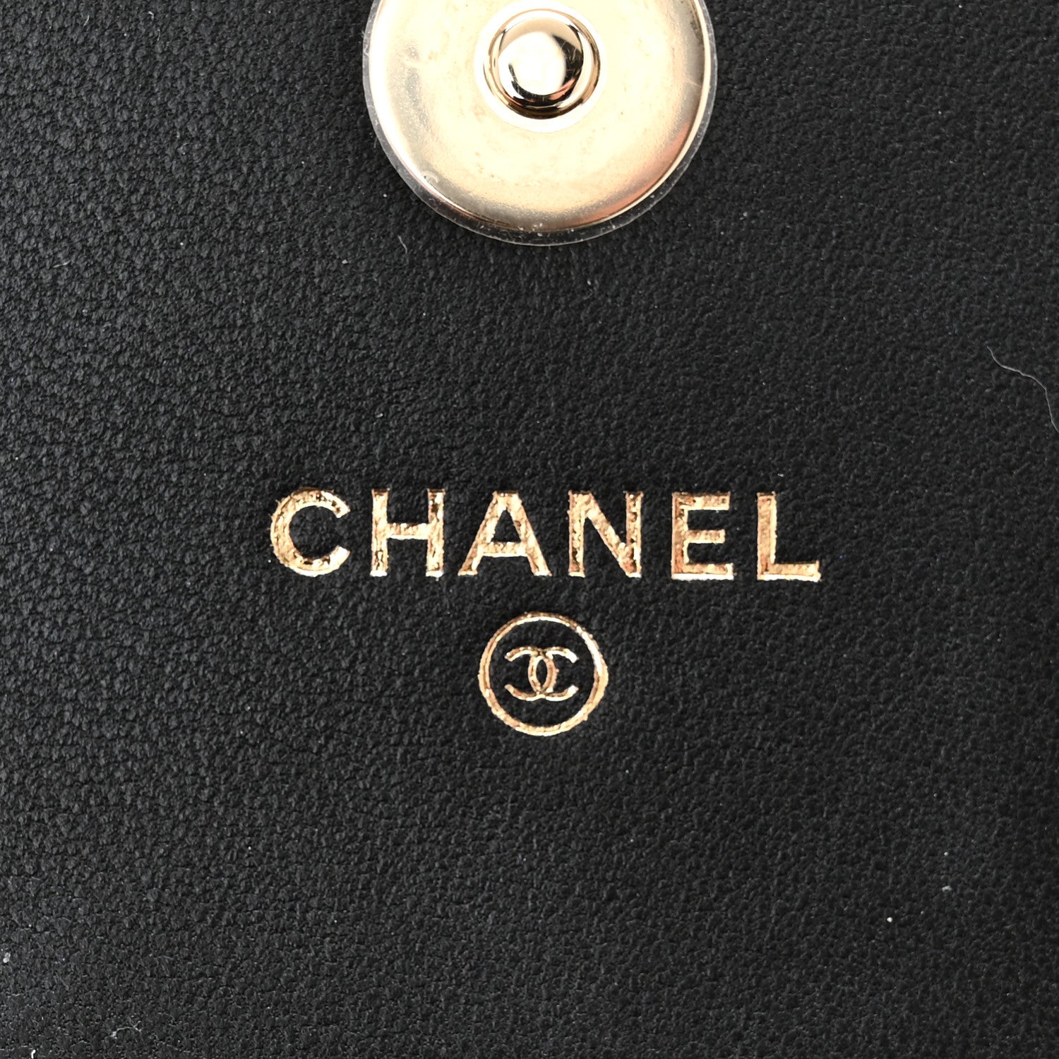 Chanel Lambskin Quilted Pearl Phone Holder With Chain Black 6 of 11