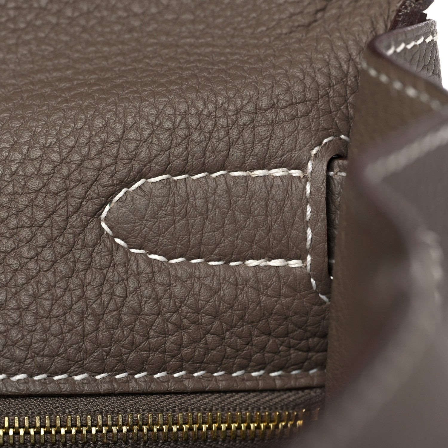 Hermes Togo Kelly Retourne 32 Etoupe 13 of 33