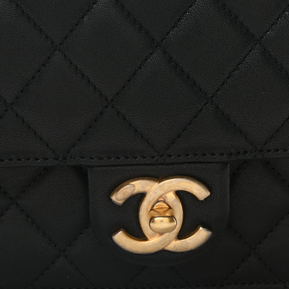 Chanel Goatskin Quilted Small Chic Pearls Flap Black 8 of 11