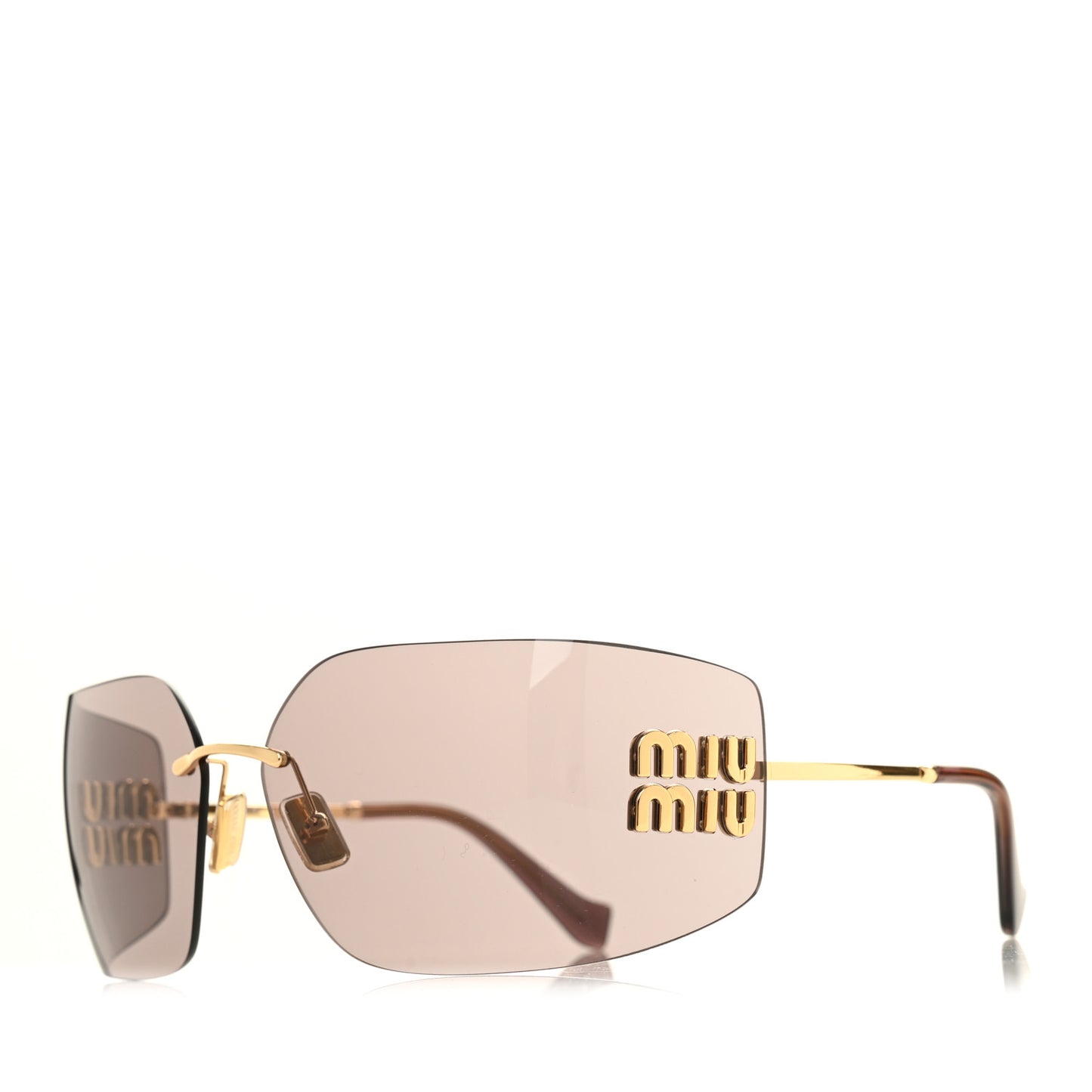Metal Aube Sunglasses SMU54Y Mauve