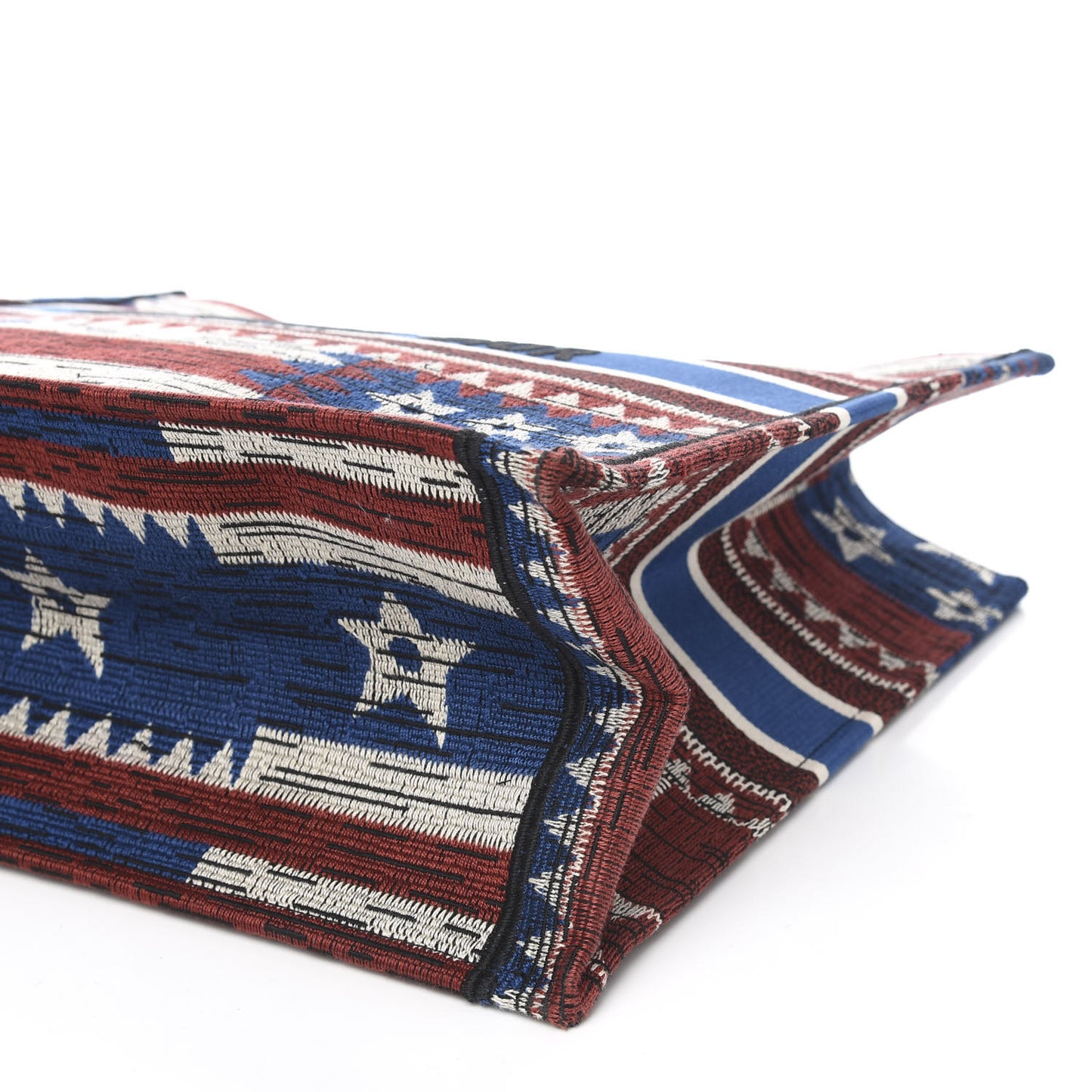 Canvas Embroidered Exclusive US Book Tote Multicolor