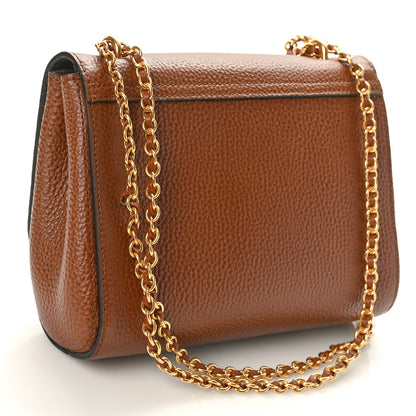 Mulberry Small Classic Grain Calfskin Small Lily Flap Oak 2 of 9