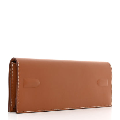 Hermes Swift Shadow Clutch 29 Gold 3 of 8
