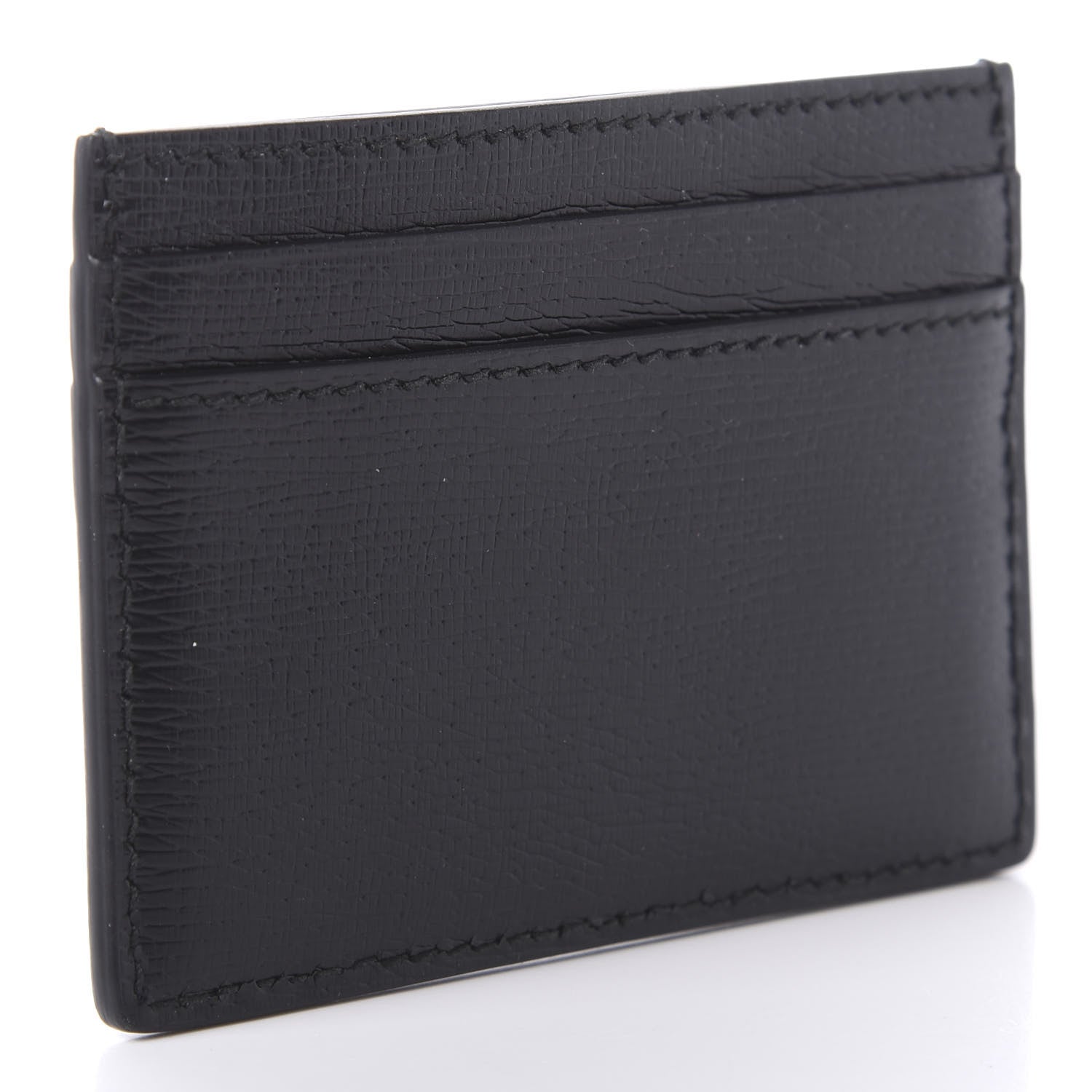 Gucci Calfskin Kingsnake Card Holder Black 3 of 9