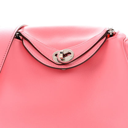 Hermes Swift Mini Lindy 20 Rose Ete 8 of 11