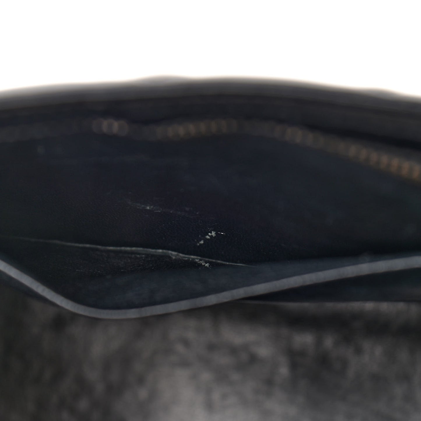 Patent Quilted CC Shoulder Bag Black