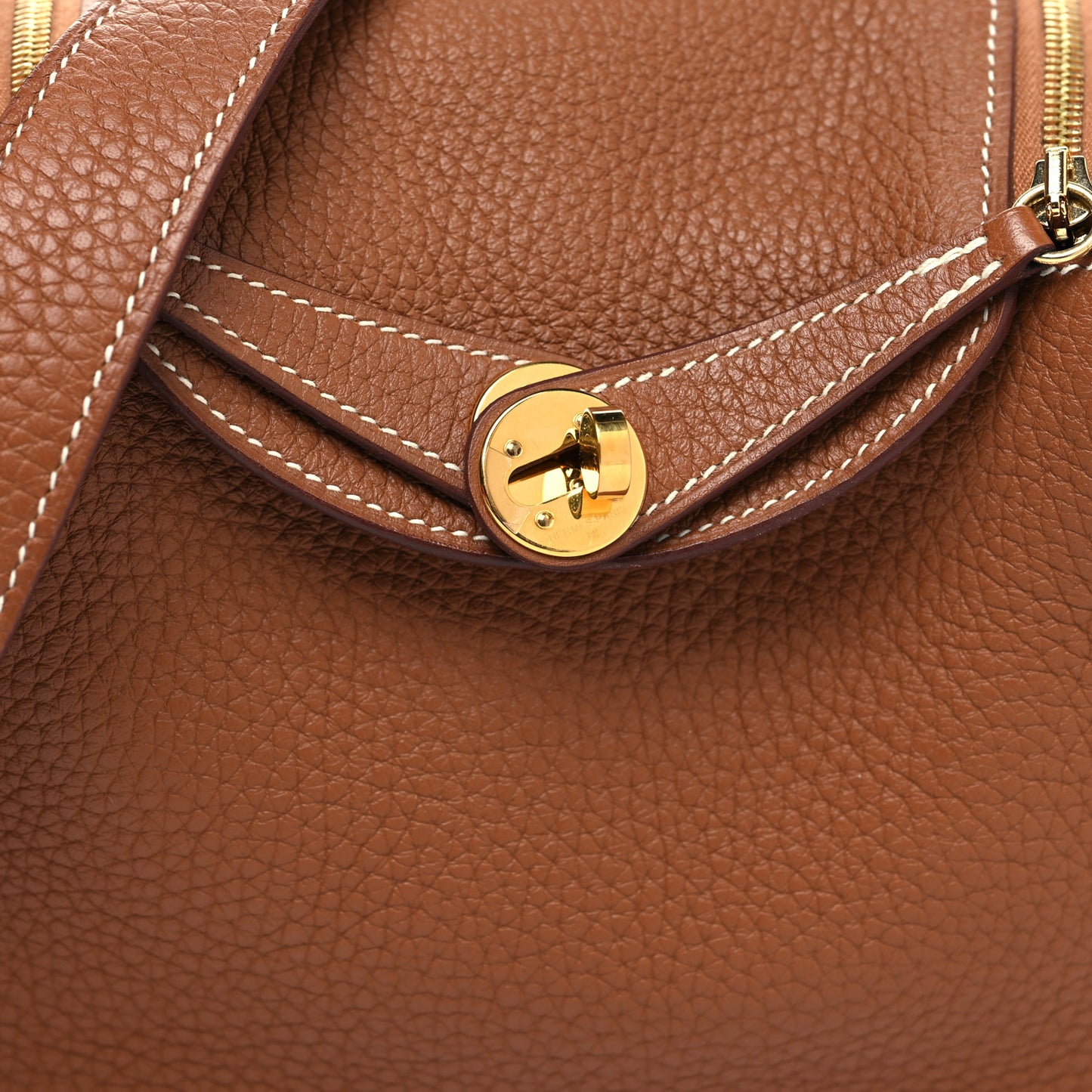 Taurillon Clemence Mini Lindy 20 Gold