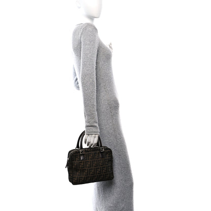 Fendi Zucca Top Handle Tote Tobacco 2 of 11