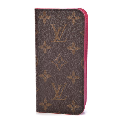 Louis Vuitton Monogram iPhone 7/8 Folio Case Pink 1 of 7