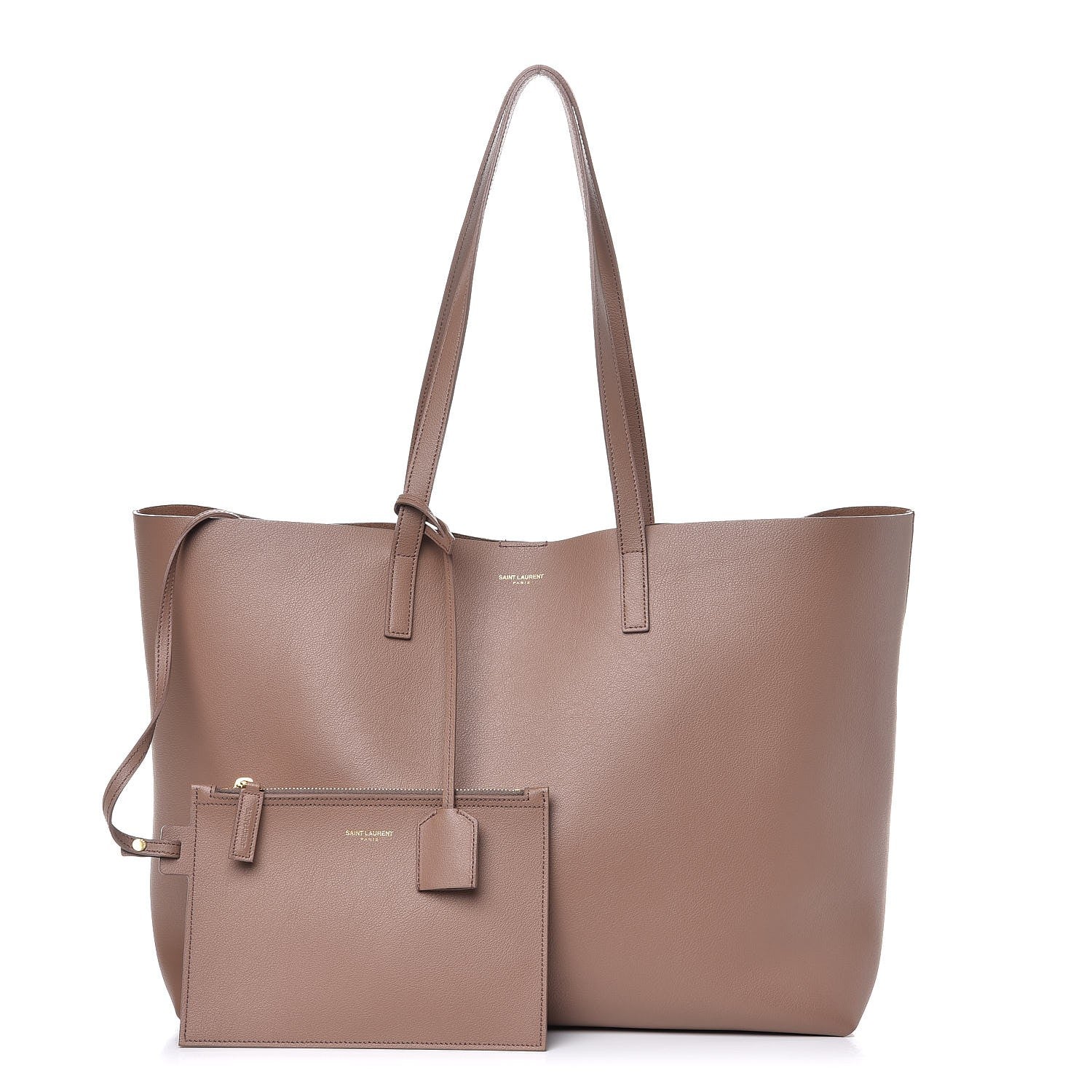 Saint Laurent Calfskin Large Shopping Tote Fard 1 of 9