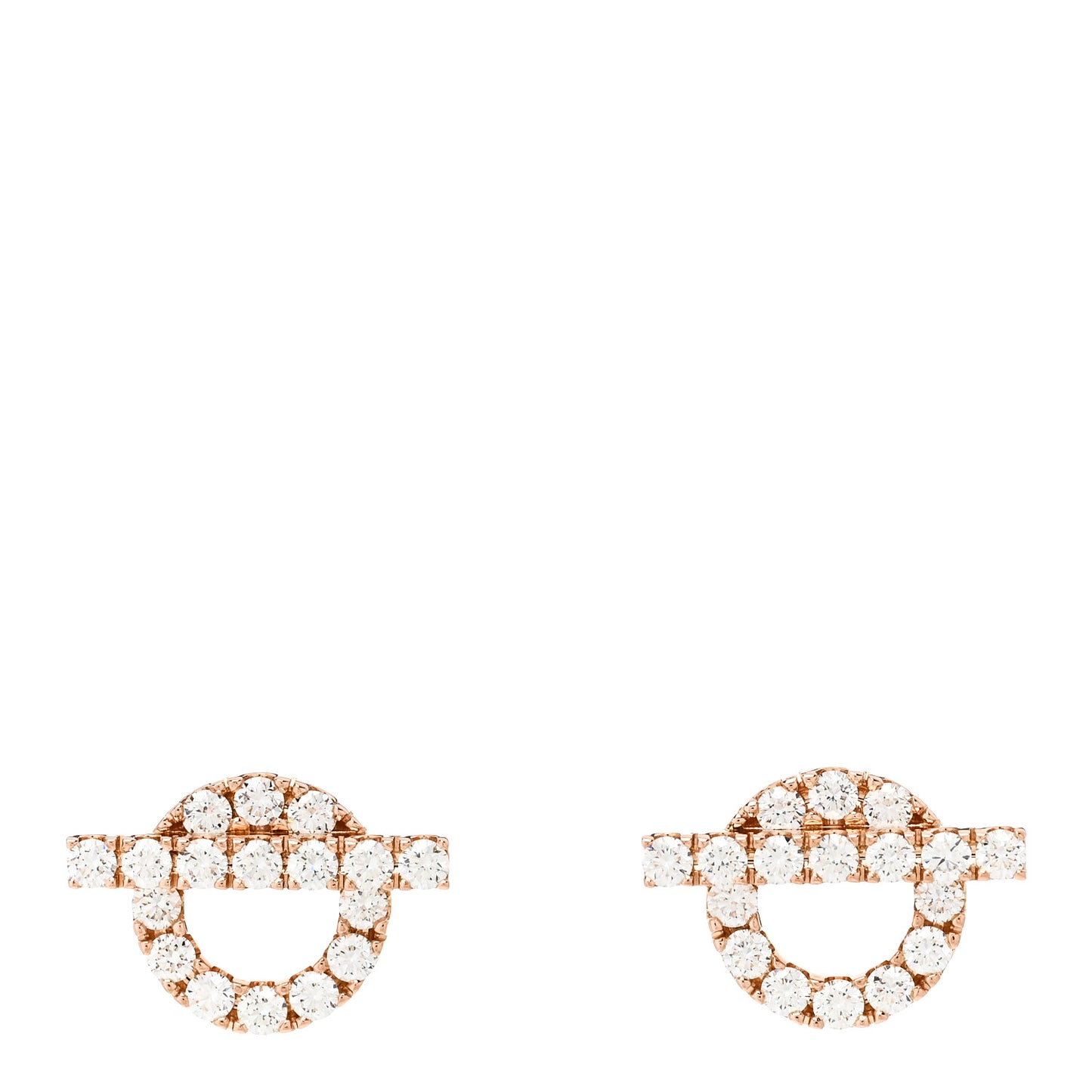 18K Rose Gold Diamond Finesse Earrings