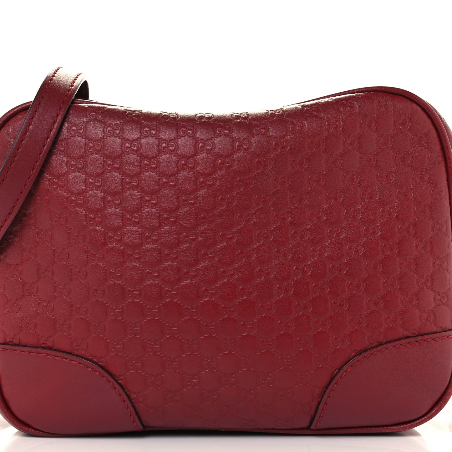 Microguccissima Mini Bree Messenger Bag Red