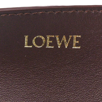 Loewe Shiny Calfskin Medium Puzzle Fold Tote Dark Burgundy 6 of 10