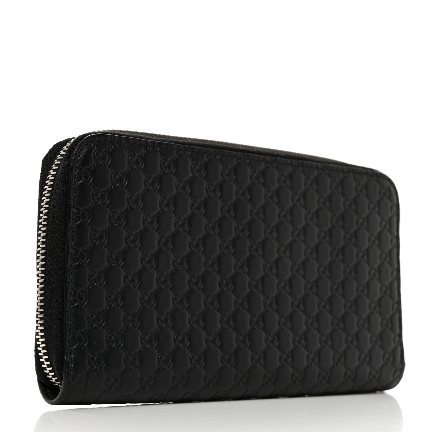 Gucci Microguccissima Zip Around Wallet Black 4 of 10