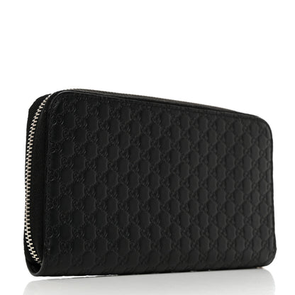 Gucci Microguccissima Zip Around Wallet Black 4 of 10