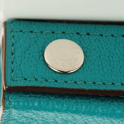 Hermes Chevre Mysore Karo GM Bleu Paon 8 of 8